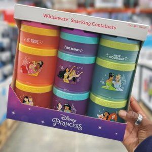 Disney princess Whiskware snack container